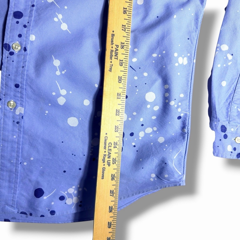 Ralph Lauren Classic Fit Paint Splatter Oxford Button Down Rare OCBDPreppy Shirt - Picture 8 of 10